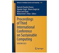 Proceedings Of Third International Conference On Sustainable Computing