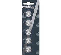 Procell Specialty 2016 Lithium Coin Battery 3V, Pack of 5, with Baby Secure Technology and Suitable for Keyfobs, Scales, Wearables and Medical Devices (DL2016/CR2016)