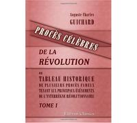 Procès célèbres de la Révolution, ou Tableau historique de plusieurs procès fameux, tenant aux principaux événements de l'interrègne révolutionnaire: Tome 1