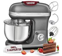 Robot pétrin multifonction 1200W vintage Proficook PC-KM 1197 Anthracite Anthracite G