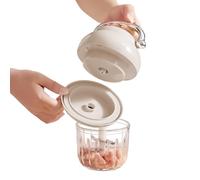 Processeur alimentaire électrique 350 ml Ustensiles de cuisine | Hachoir à ail électrique Processeur d'aliments et mixeur pour ail Chili Cuisine Maison Restaurant Rur