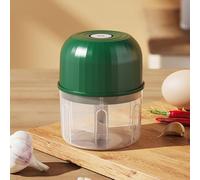 Processeur alimentaire multifonctionnel de chopper d'ail électrique - Mini broyeur à viande sans fil pour cuisine, fabricant d'aliments pour bébé de chopper de légumes rechargeable USB (Vert)
