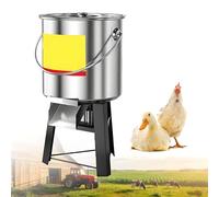 Processeur Aliments Volailles, Broyeur Élevage Hachoir Légumes Électrique Professionnel Con 4 Lames 3500 TR/Min, Broyeur Acier Pour Nourriture Bétail Et Légumes, Équipement Agricole(1800W)