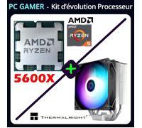 Processeur - AMD - Ryzen 5 5600X + Thermalright X120R SE ARGB - Socket AM4 - Evolution pour PC Gamer