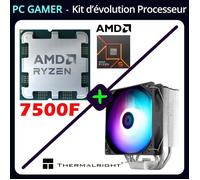 Processeur - AMD Ryzen 5 7500F + Thermalright X120R SE ARGB - Socket AM5 - Pack Evolution pour PC Gamer