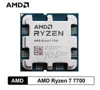 Processeur AMD Ryzen 7 7700 pour le jeu et la productivité, CPU de bureau 8 cœurs 12 threads, 4,5 GHz Max Boost, 5 nm, 32 Mo de cache L3, socket AM5 (refroidisseur non inclus)