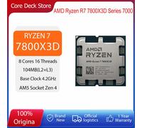 AMD Processeur Ryzen 7 7800X3D – 4.2/5 GHz, 8 cœurs, 104M, 120W, AM5