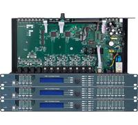 Processeur audio, 4 entrées, 8 sorties, panneau avant programmable, montage en rack 1U, qualité sonore supérieure