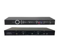 Processeur Audio 6 entrées 4 Sorties avec Analyse Automatique du Retour pour Microphones KTV et de scène
