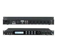 Processeur audio numérique anti-hurlement, levier de fréquence de feedback, suppresseur de feedback professionnel, avec télécommande, 4 entrées micro, 16 effets prédéfinis, connexion US