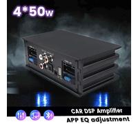 Processeur audio numérique de mise à niveau de l'autoradio, amplificateur de puissance DSP 4*50W, caisson de basses stéréo TDA7851, entrée fibre optique, Plug and Play 12V