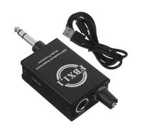 Processeur Audio Portable Fbx1.1 pour Microphone, Suppression de Larsen | USB Alimenté, Interface Audio, Usage en Salles de Réunion et Installations Fixes, Câble Type-c Noir et Notice