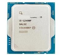 Processeur CPU c-Ore i5 12400F 2.5GHz 6-c-Ore 12 Threads 10NM L3 = 18M 65W LGA 1700 Pas de Refroidisseur