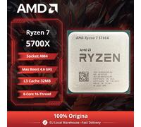 AMD Processeur Ryzen 7 5700X 3,4 GHz 8 cœurs 32 Mo L3 Plateau