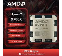 Processeur - AMD - Ryzen 7 9700X - 8 coeurs - 3,6 GHz - Plateau sans ventilateur