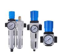 Processeur de filtre à air, séparateur eau-huile avec manomètre 1/8, 1/4, 3/8 pouces, 1,6 MPA, équipement de traitement de l'air(LFR-02-MIDI)