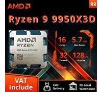 AMD Processeur Ryzen 9 9950X3D (4,3/5,7 GHz)