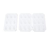 Processeur de moules à boulettes de viande, manuel, outil de presse pour pain de viande, bricolage, 9 grilles, accessoires de cuisine faits maison (Blanc pur)