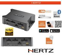 Hertz S8 DSP Processeur Audio Numérique Compact 6 Entrées 8 Sorties 32 Bits 96 kHz avec Reconnaissance Hi-Res JAS et Bluetooth 5.0 Intégré pour Véhicules