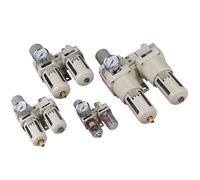 Processeur de source d'air AC2010-02, séparateur huile-eau blanc, compresseur d'air pneumatique en deux pièces, 1 pièce