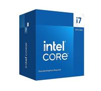 Processeur Intel Core i7-14700F, 20 Cœurs (8P+12E), 28 Threads, 5.4 GHz Turbo, 33 Mo Smart Cache, LGA 1700, DDR5/DDR4, 65W, sans GPU intégré
