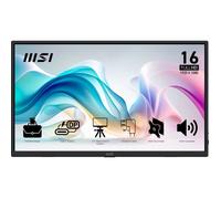 MSI PRO MP165 E6 téléviseur et moniteur portables Moniteur portable Noir 39,6 cm (15.6") LED 1920 x 1080 pixels