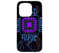 Processeur PC Science-Fiction Movie Tees Circuit Board Geeks Computing Coque pour iPhone 15 Pro