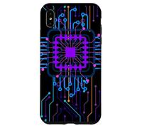 Processeur PC Science-Fiction Movie Tees Circuit Board Geeks Computing Coque pour iPhone XS Max
