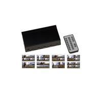 Processeur pour mur d'écrans HDMI 1.4 Wall SPLICER. Pour mur d'image sur 2 à 4 écrans, 8 combinaisons possibles, avec télécommande.