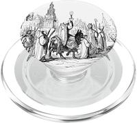 Procession eucharistique du Dimanche des Rameaux Prêtre catholique Pâques PopSockets PopGrip pour MagSafe