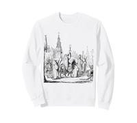 Procession eucharistique du Dimanche des Rameaux Prêtre catholique Pâques Sweatshirt