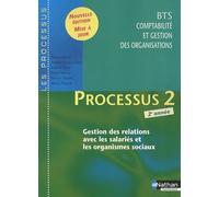 Processus 2 Gestion Des Relations Avec Les Salariés Et Les Organismes Sociaux Bts Cgo 2e Année