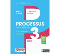 Processus 3 - BTS CG 2ème année (Les processus CG) Livre + licence élève - 2022 - Gérard Antitomaso - Nathan Technique - broché - Scolaire / Universitaire