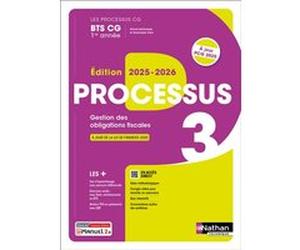 Processus 3 - Gestion des obligations fiscales - BTS CG 1ère année - Coll. Les processus CG - Éd. 2025 - Livre + licence Gérard Antitomaso (Auteur), Dominique Clerc (Auteur)