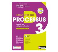 Les processus BTS CG - Processus 3 BTS CG 1ère année - 2024 - Manuel - élève - + iManuel - Gérard Antitomaso - Nathan Technique - broché - Scolaire / Universitaire
