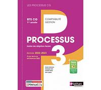 Processus 3 - BTS CG 1ère année (Les processus CG) Livre + licence élève - 2022 - Gérard Antitomaso - Nathan Technique - broché - Scolaire / Universitaire