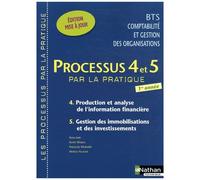 Processus 4 Et 5 Production Et Analyse De L'information Financière - Gestion Des Immobilisations Et Des Investissements Bts Cgo 1re Année