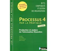 Processus 4 - Production et analyse de l'information financière - BTS CGO 2e anée