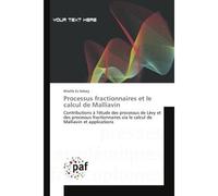 Processus fractionnaires et le calcul de Malliavin - Khalifa Es-Sebaiy - P.academiques Francophones - broché - Etude