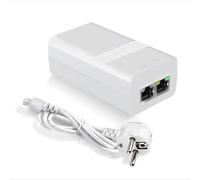 PROCET Gigabit PoE Injecteur 48V 15,4W IEEE802.3af PoE d'alimentation injecteur Ethernet Adaptateur 100 mètres Longue Distance pour IP caméra, WiFi 6/7, PoE vidéo Sonnette