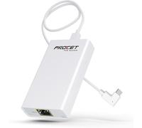 Procet Gigabit Poe Vers Usb-C Convertisseur Adaptateur Ethernet Jusqu'À 60 W Pour Echo Hub, Ipad Pro, Surface Go, Galaxy Tab, Ordinateur Portable, Home Assistant, Enceinte Connectée, Vr Ques[Z4705]