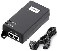 PROCET Injecteur PoE 60 W 10 Gigabit, injecteur de Puissance PoE++, Alimentation PoE pour caméra IP HD/AP sans Fil