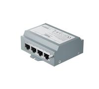 PROCET PT-PR04G Parasurtenseur Ethernet Gigabit - 4 paires de parasurtenseurs industriels à port 20 KV pour -40 °C à 85 °C, 120 W/port PoE++ RJ45, 10/100/1000 Mbps, tube de décharge de gaz (GDT