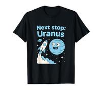 Prochain arrêt : Uranus : Funny Alien UFO Space Design T-Shirt