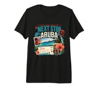 Prochain arrêt : Vacances sur l'île d'Aruba T-Shirt Haut de Gamme