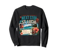 Prochain arrêt : Vacances sur l'île de Sainte-Lucie Sweatshirt