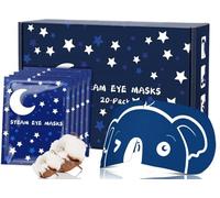 ProCIV Masques pour les yeux chauffants à la vapeur (lot de 20), masques auto-chauffants à la lavande pour les yeux secs, indispensables en voyage, coffret cadeau pour amis et famille.
