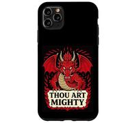 Proclamation Thou Art Mighty Red Dragon Coque pour iPhone 11 Pro Max