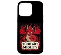 Proclamation Thou Art Mighty Red Dragon Coque pour iPhone 15 Pro Max