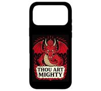 Proclamation Thou Art Mighty Red Dragon Coque pour iPhone 17 Pro Max